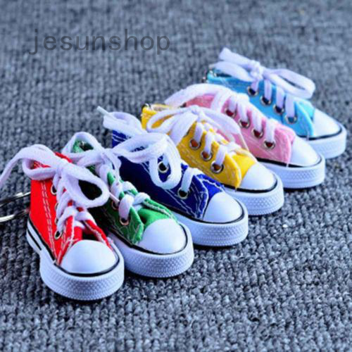 Jesunshop Móc khóa kim loại hình chiếc giày sneaker mini dễ thương
