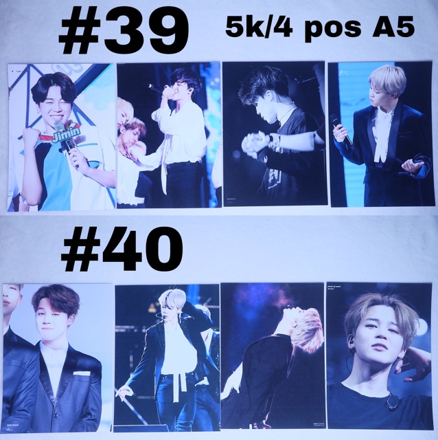 (Có sẵn) Sale poster A5 Jimin BTS 3