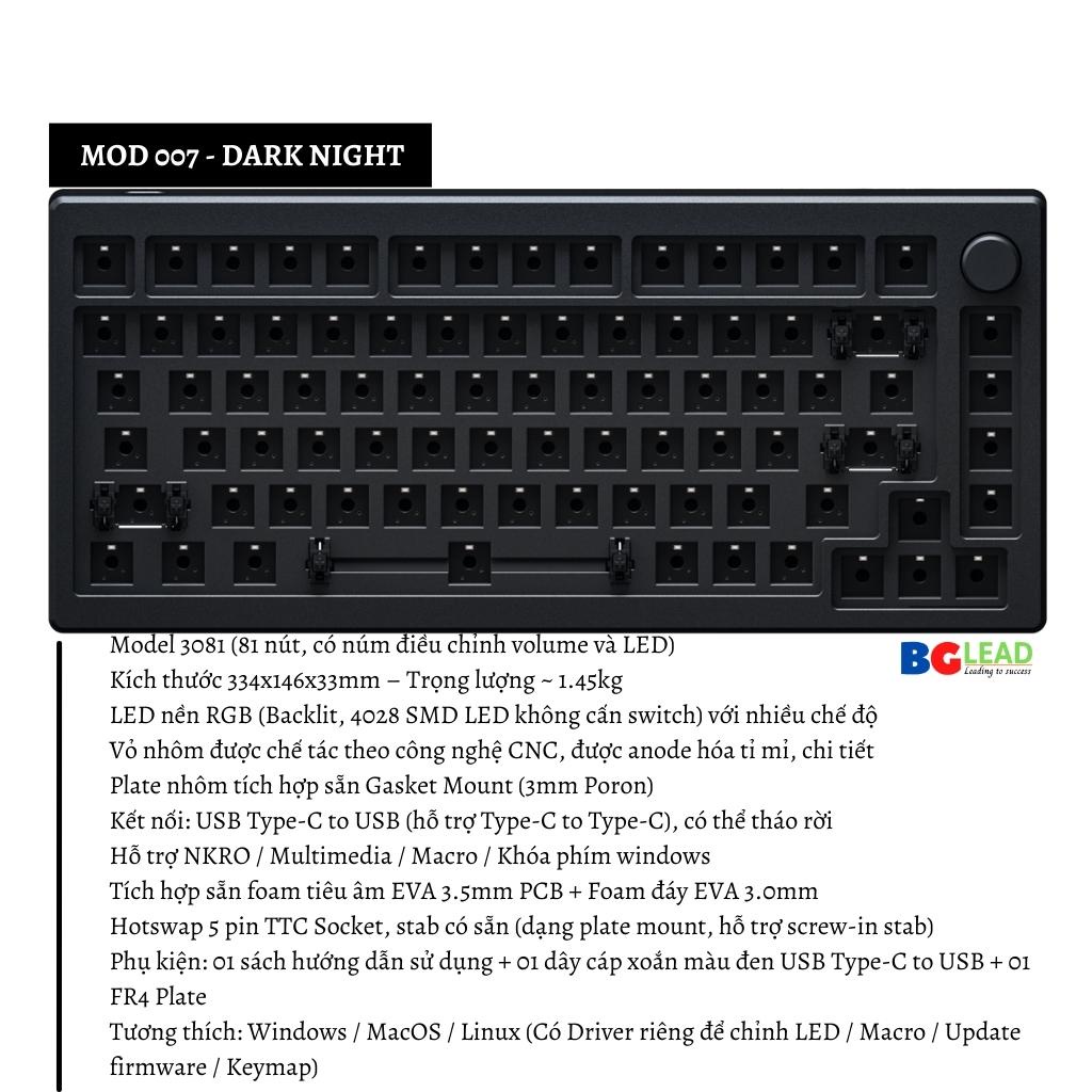 [Chính hãng] Bộ sưu tập KIT Bàn phím cơ Akko Designer Studio MOD Series - (Hotswap 5 pin|Led RGB|Lót Foam tiêu âm)