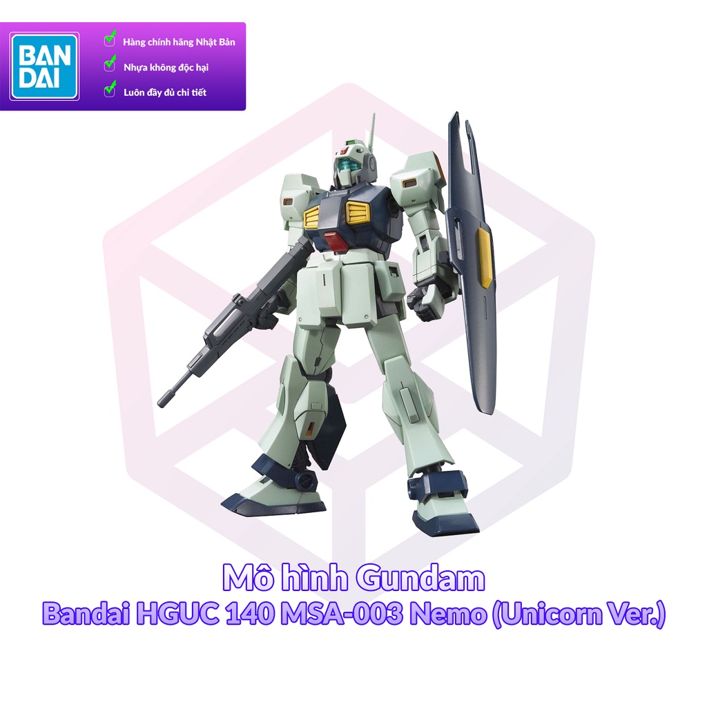 Mô hình Gundam Bandai HG UC 140 MSA-003 Nemo (Unicorn Ver.) 1/144 MS Gundam UC [GDB] [BHG]