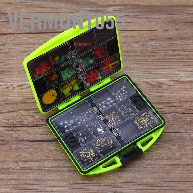 Có thể bán buôn Bộ dụng cụ câu cá 24 ngăn Hộp đựng đồ đầy đủ Mồi mồi nhử có tải Vermont055 Hàng giao ngay