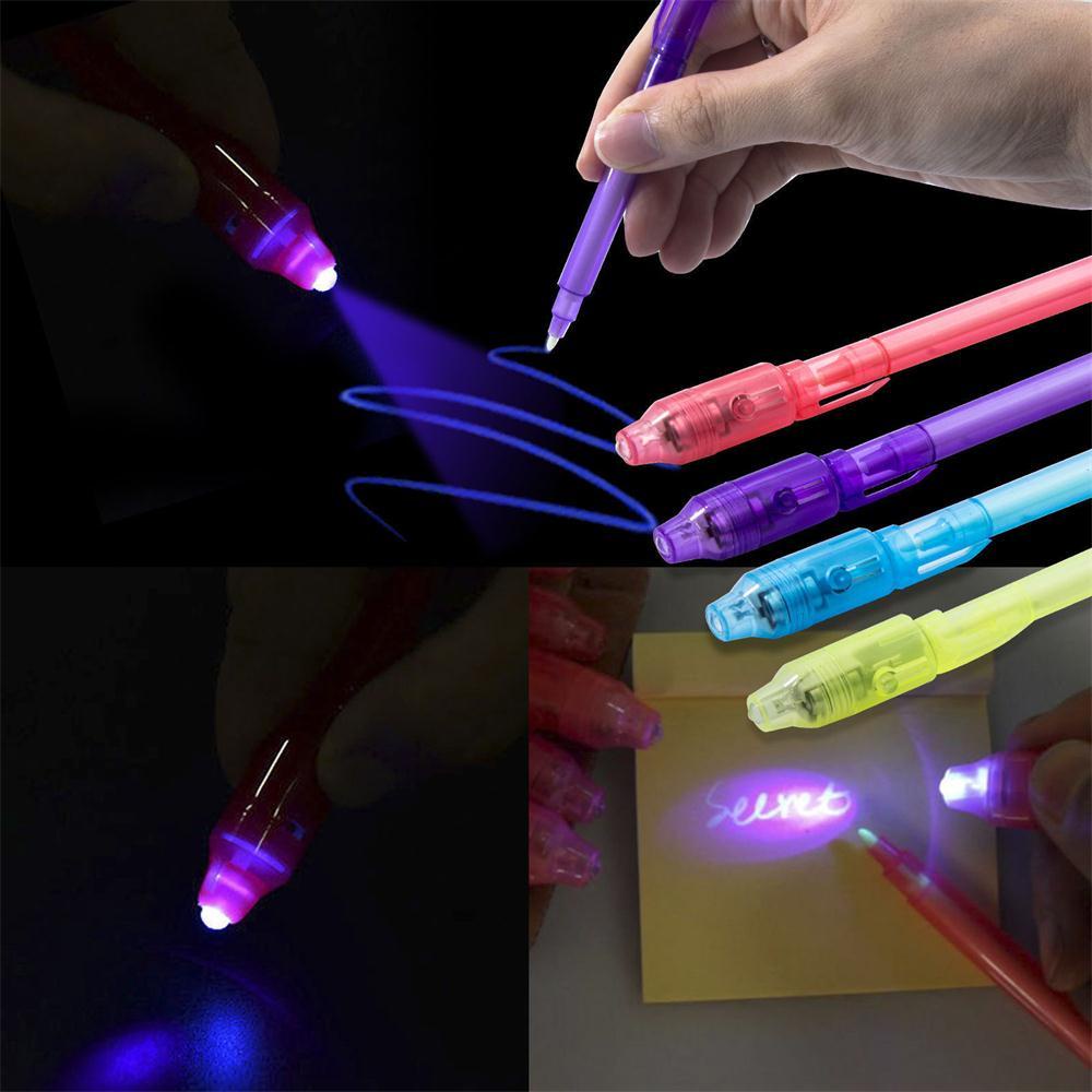 Set 3 Bút Mực 2 Trong 1 Vô Hình Màu Sắc Ngẫu Nhiên