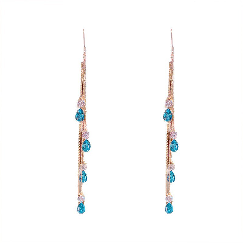 Khuyên tai dáng dài phong cách thời trang Hàn Quốc nữ tính - B22