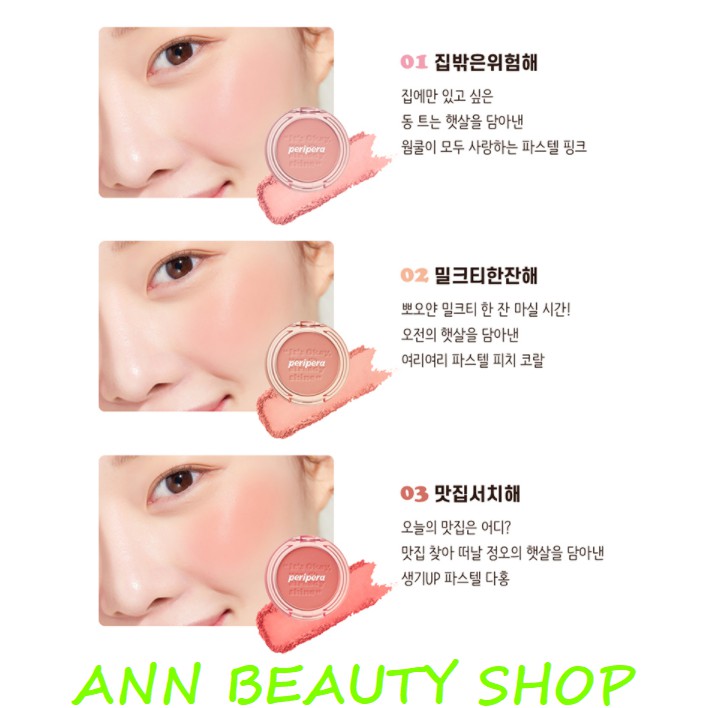 Phấn má hồng Peripera Pure Blushed Sunshine Cheek | BigBuy360 - bigbuy360.vn