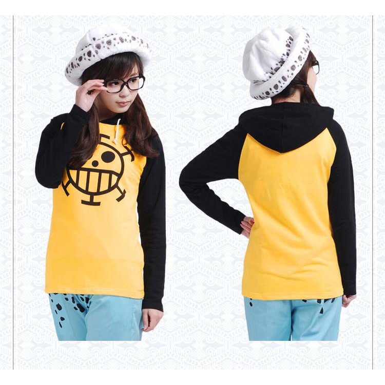 Trafalgar Law Mũ Bông Hóa Trang Nhân Vật Hoạt Hình anime One piece the Surgeon of Death Trafalgar Law