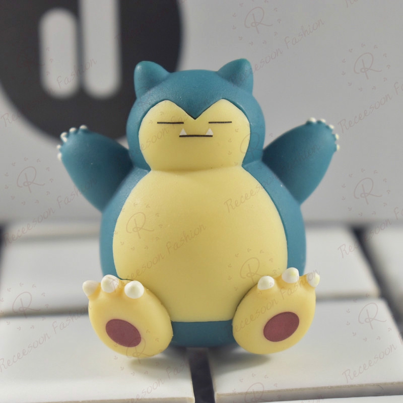 Bộ 5 mô hình nhân vật Pokemon snorlax Action