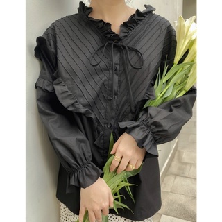 Áo Sơ Mi Tay Dài Cột Nơ Cách Điệu Nữ AT MODA DE LITA