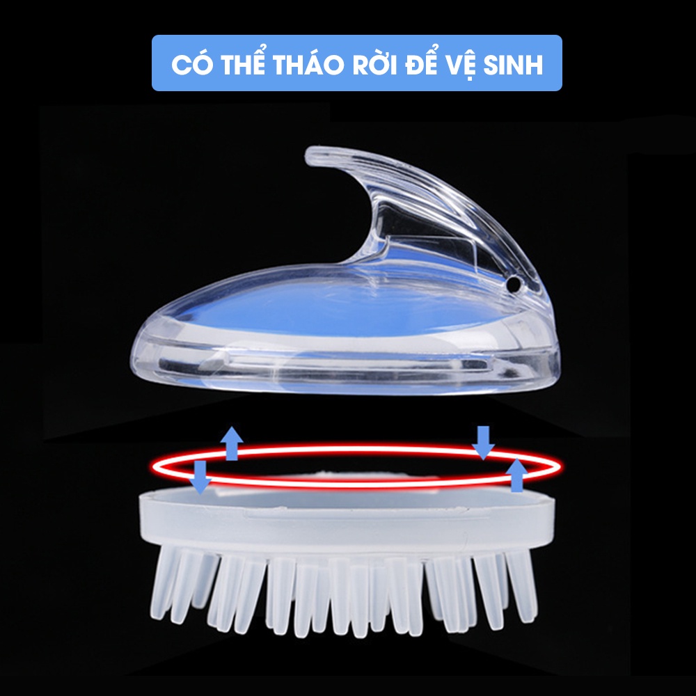 Lược Gội Đầu Silicon Gỡ Rối Giảm Rụng Kích Thích Mọc Tóc - Tokyo Store