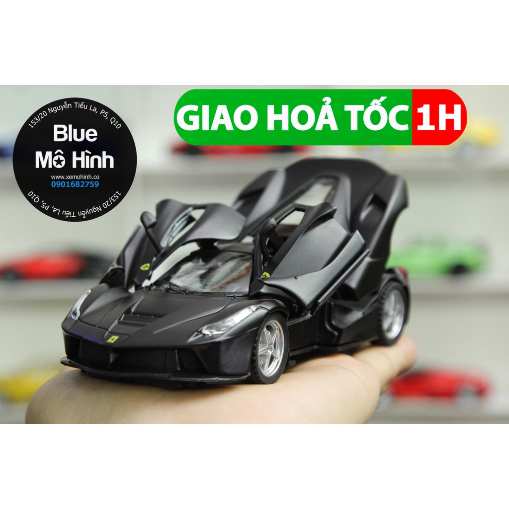 Xe mô hình Ferrari LaFerrari 1:32 – Đen mờ