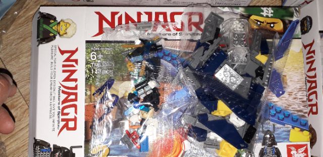 Lắp ráp NLego Ninjagr 6304 có nhiều chi tiết rất đẹp