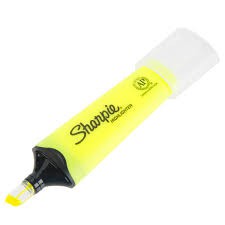 Bút dạ quang đầu trong suốt  Sharpie Clear View Highlighter -  Màu vàng (Yellow)