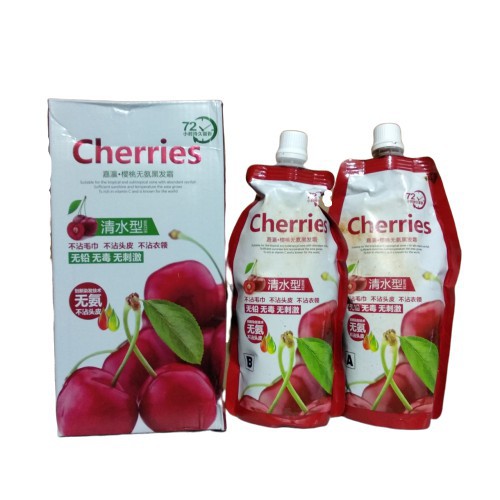 Thuốc Nhuộm tóc đen Cherries chuyên gia phủ tóc bạc Sena Selena