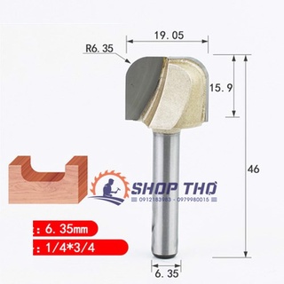 Mũi phay Tideway đánh rãnh bo tròn LC0501