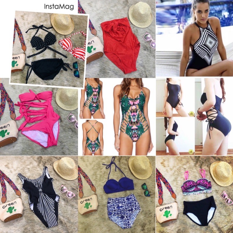 BIKINI 1 - Thanh lý đồ bơi, áo tắm, bikini monokini 1 mảnh 2 mảnh...