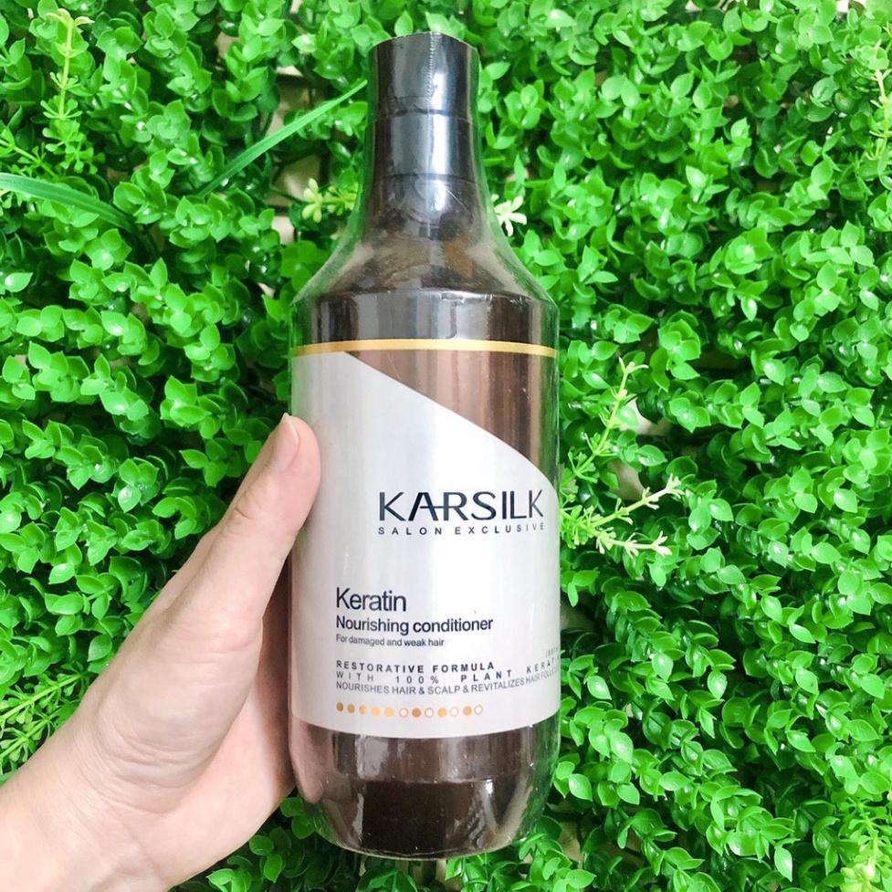 Dầu gội và xã KARSILK 800ml