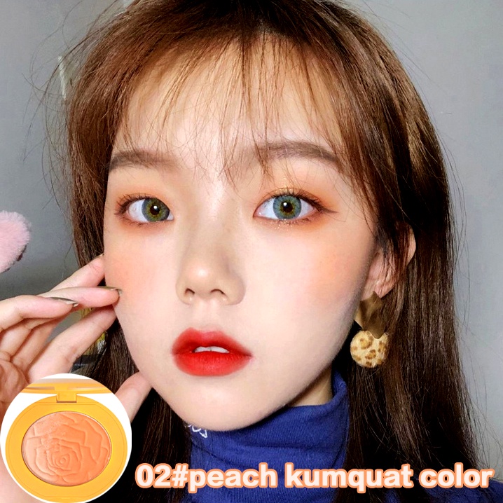 Phấn Má Hồng Màu Sắc Tuyến Tính Trang Điểm Tự Nhiên Lâu Trôi Không Thấm Nước