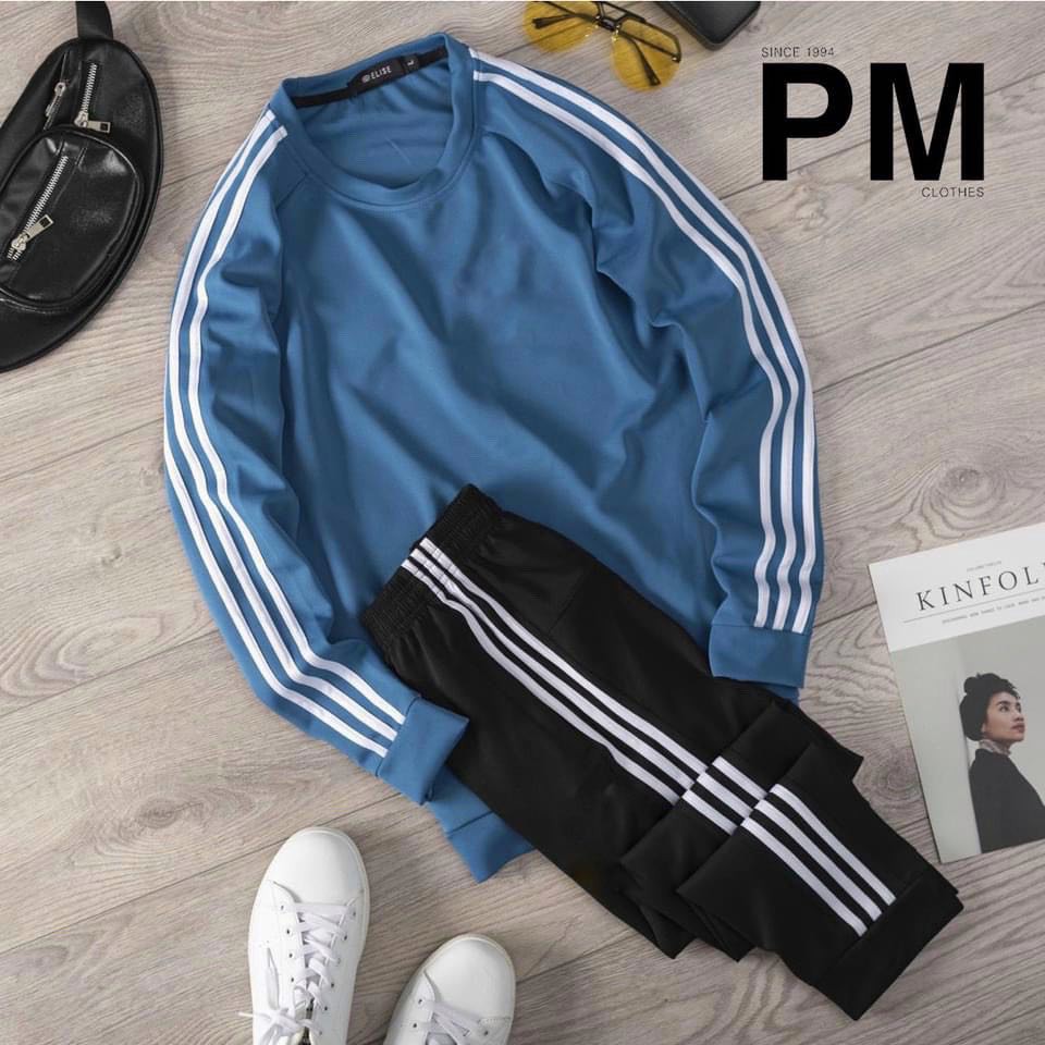 Bộ Quần Áo Thể Thao Nam Poly Thu Đông - 2020