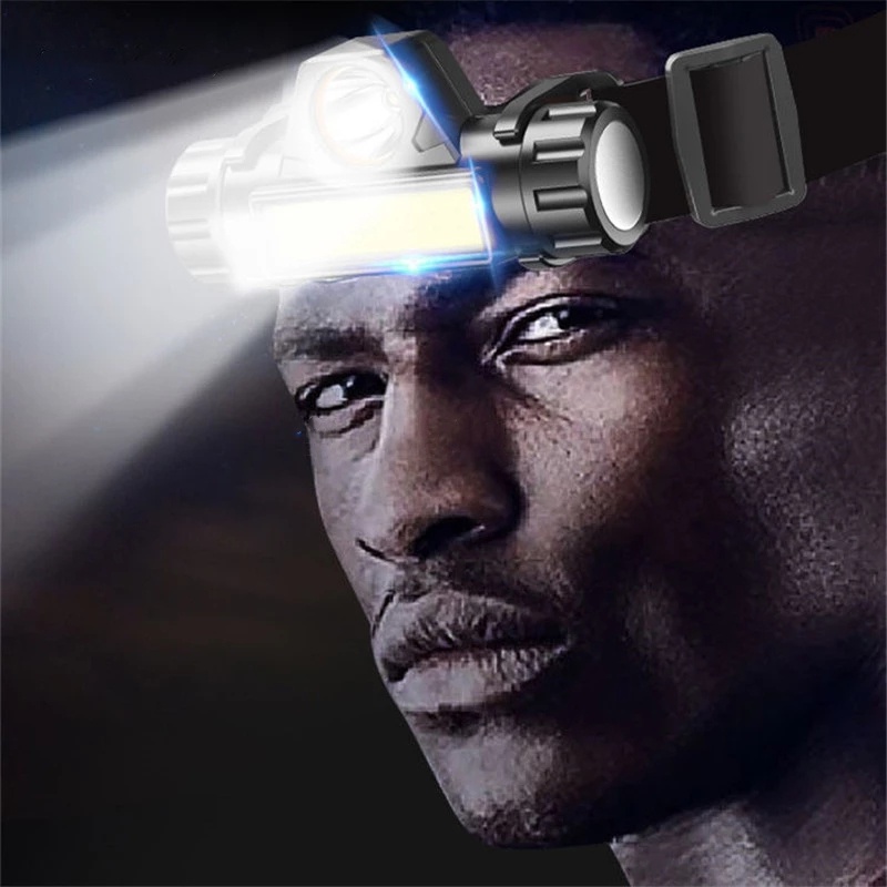 Đèn Pha LED Công Suất Cao [Đèn Pin Lithium] Có Thể Sạc Lại Bằng Cổng USB