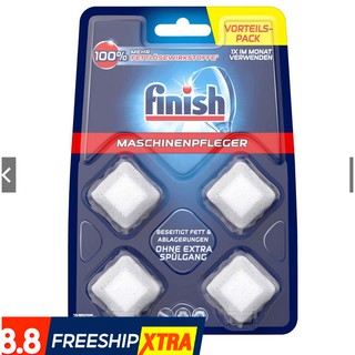 Viên vệ sinh máy rửa bát Finish Spulmaschinen-Pfleger Tabs, 4 viên/vỉ
