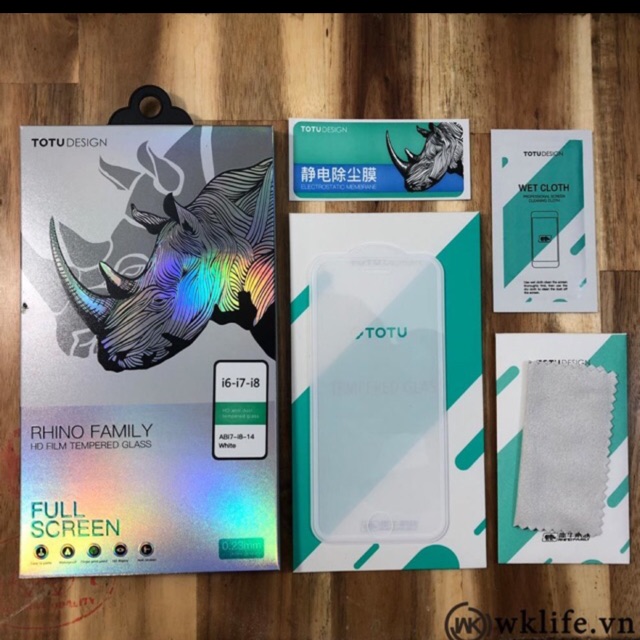 Kính cường lực TOTU iPhone 6/7/8