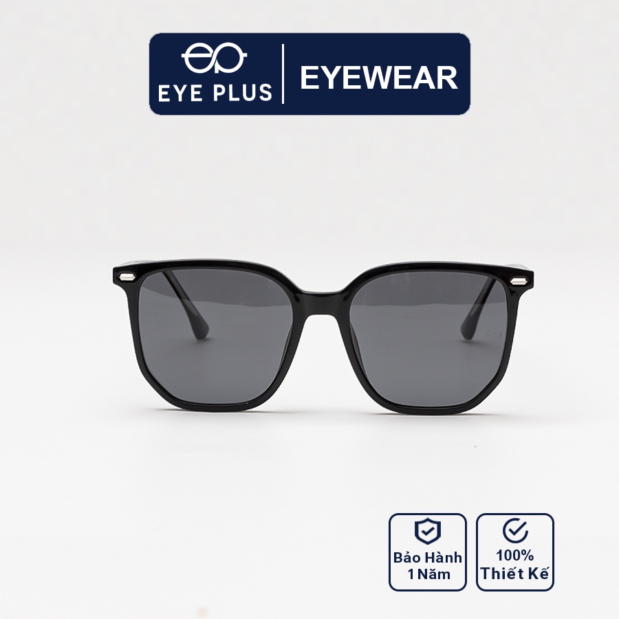 Kính râm nam nữ thời trang Eye Plus dáng vuông bầu to hottrend KR Reeman-8908