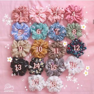 Ốc Sên Shop - Scrunchie họa tiết