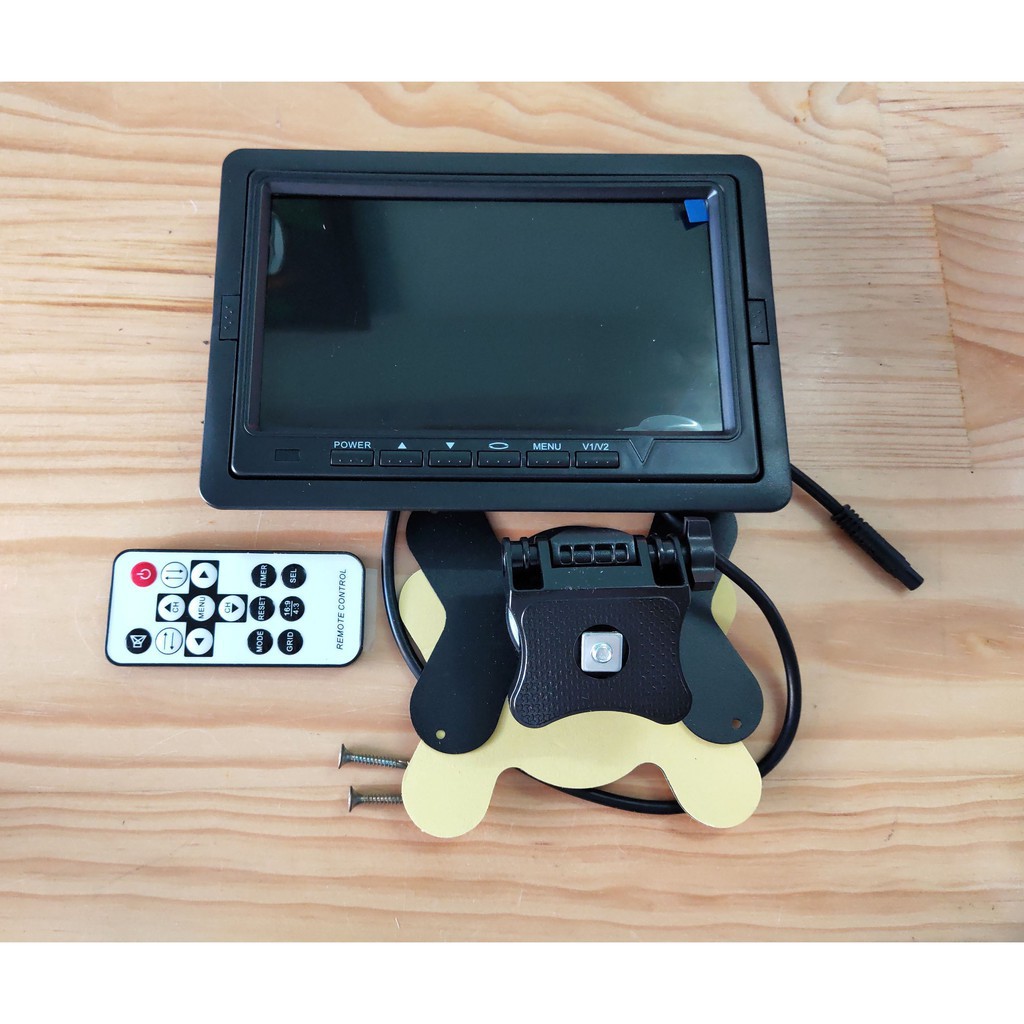 🔥HCM-Màn hình 7inchs và Camera xe tải,xe công trình,camera de _có dây AV 12m kèm theo- điện áp 12V-24v | BigBuy360 - bigbuy360.vn