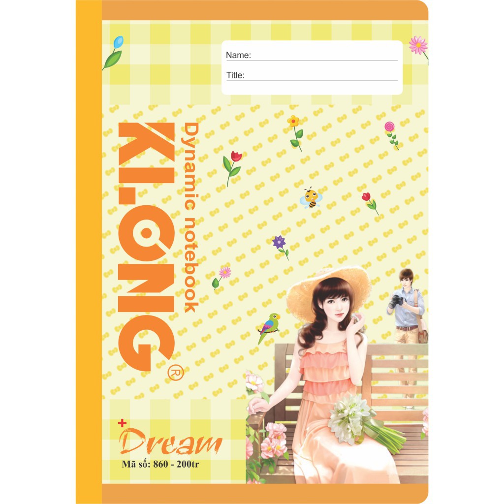 Vở kẻ ngang Klong Dream - 200 trang; MS 860
