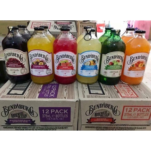 Nước ép trái cây có ga Bundaberg