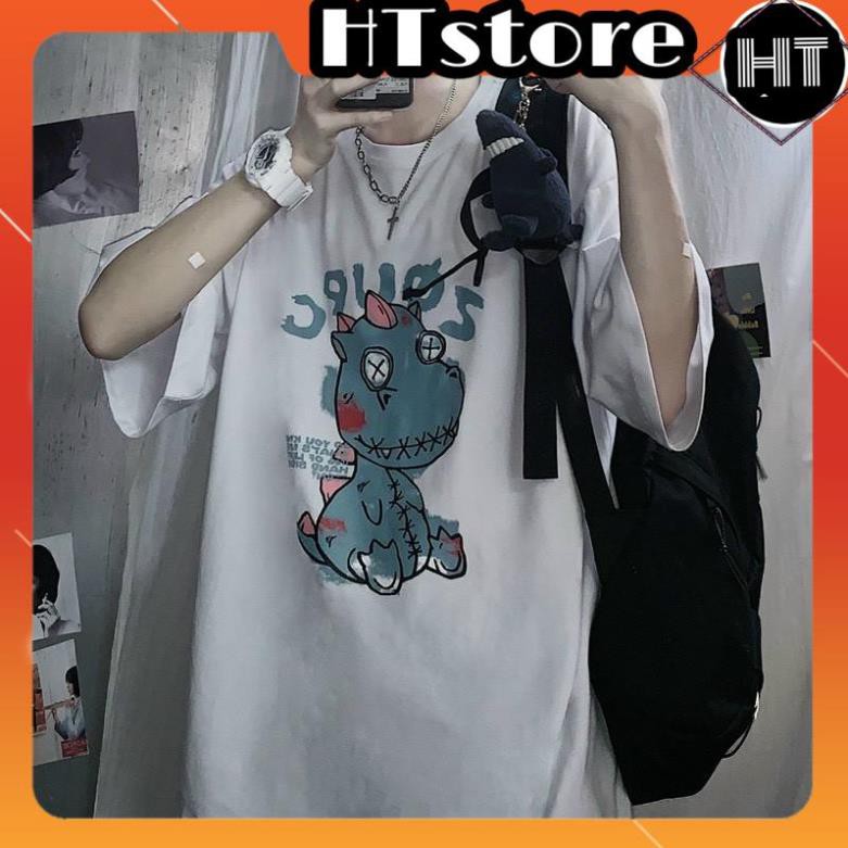 Áo phông nữ HTSTORE Ao Thun Tay Lỡ Nam Nữ OVERSIZE 40-70kg nhiều màu