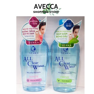 Nước Tẩy Trang Senka All Clear Water Miceller Nhật Bản 230ml