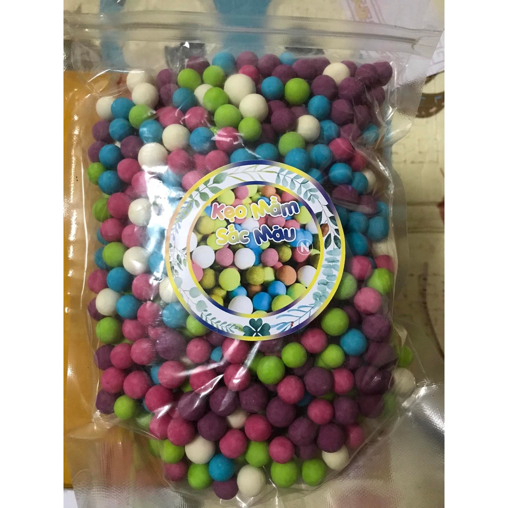 Viên Mầm Mix Vị (Mầm Đậu Nành Nguyên Xơ, Matcha Collagen, Khoai Môn Dâu Tây Việt Quất Tảo Cacao) - Handmade (Túi 500Gr)
