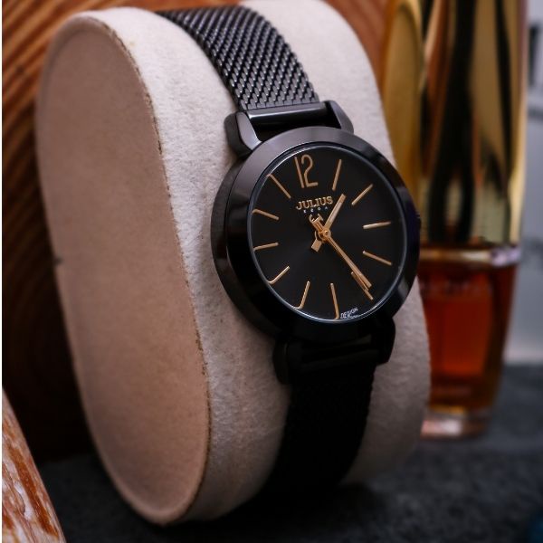 Đồng hồ nữ Julius Hàn Quốc JA-732 dây thép không gỉ