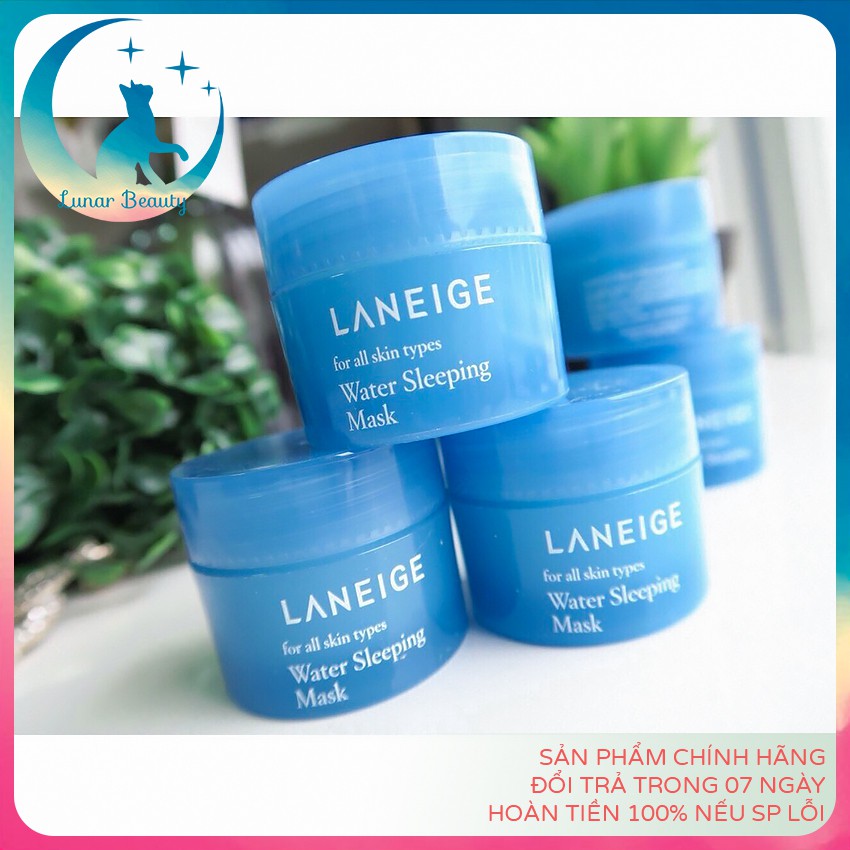 [❤️SIÊU KHUYẾN MÃI SHOPEE ❤️] Mặt Nạ Ngủ Cấp Nước Laneige Water Sleeping Mask Mini Xanh 15ml 4.8