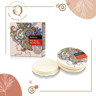 Phấn phủ cao cấp farm stay real skinny two way pact kèm lõi