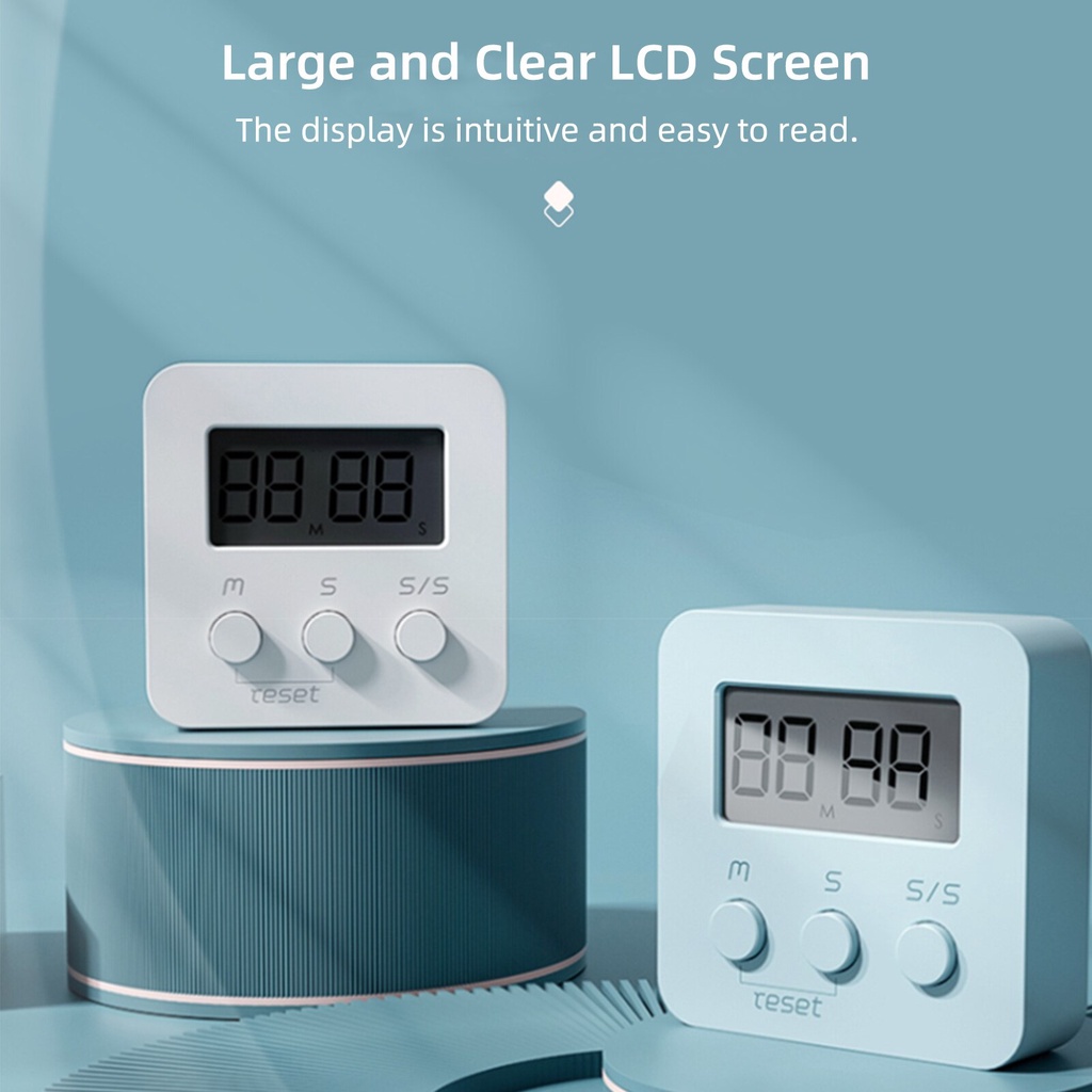 Đồng Hồ Đếm Ngược Đa Năng Timer Clock Mini Cây Đầu To