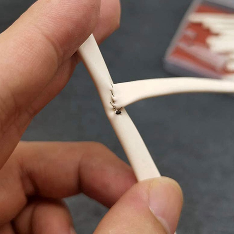 Bộ dụng cụ thực hành khâu hoàn chỉnh , Huấn luyện mô hình thực hành khâu lỗ thông mạch bằng kính hiển vi , không dễ bị hỏng