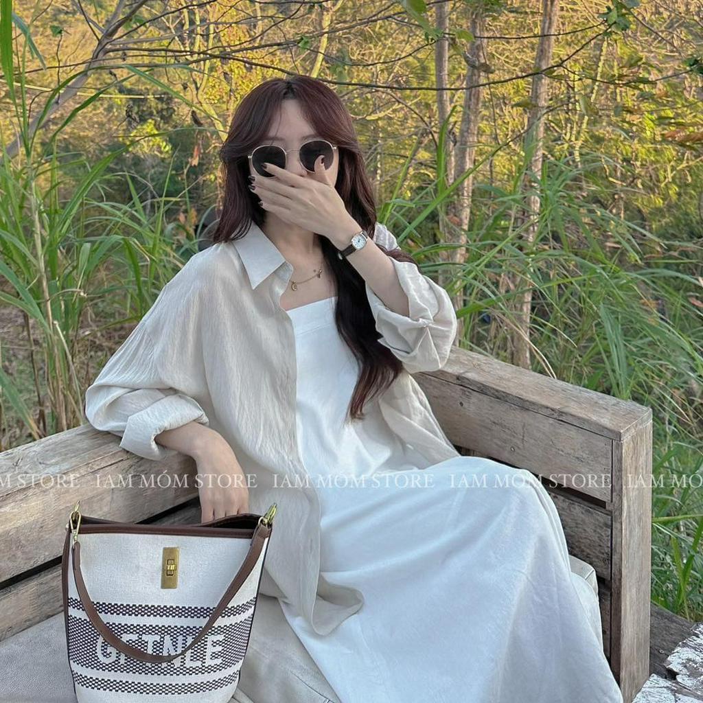 Sơmi voan nhật dài tay 718