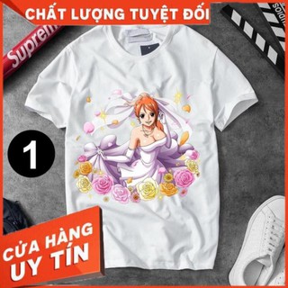 [ÁO THUN IN] In hình Nami - Hoa tiêu nami - Áo Thun One Piece