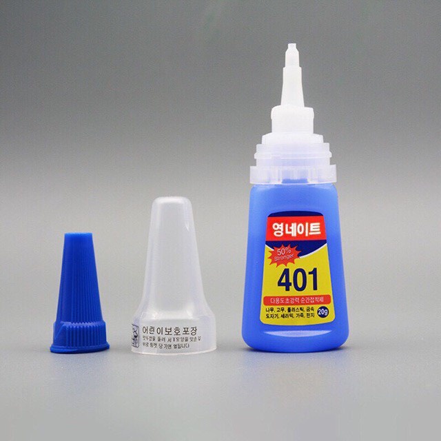 Keo 401 dán móng , đính đá hàng chuẩn chai 20g