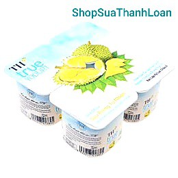  [GIAO HỎA TỐC] Sữa Chua Ăn TH True Milk có đường - Lốc 4 hộp X 100g