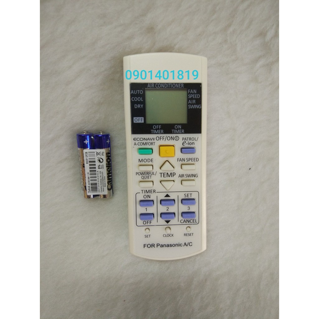 Điều Khiển Máy Lạnh Panasonic 1222 ( Đa Năng Cho Tất Cả Pana )