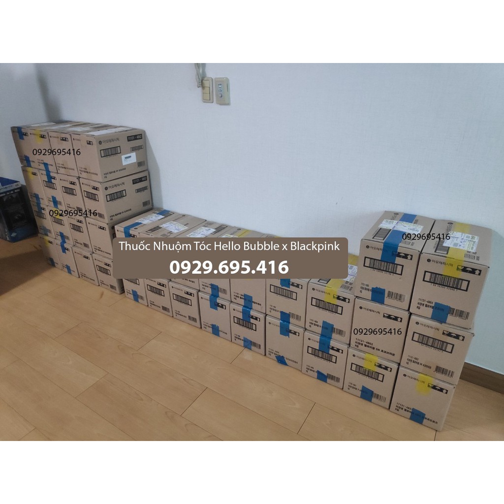 Thuốc Nhuộm Tóc BlackPink/ Thuốc Nhuộm Tóc Tạm Thời Dạng Bọt Mise en Hello Bubble Hàn Quốc