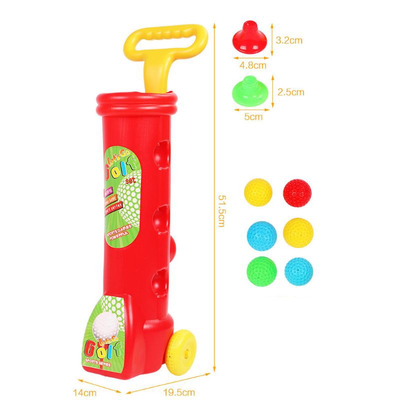 OMG* Kids Golf Set Plastic Mini Putter Golf Club Toy Child Outdoors Funny Sports Game