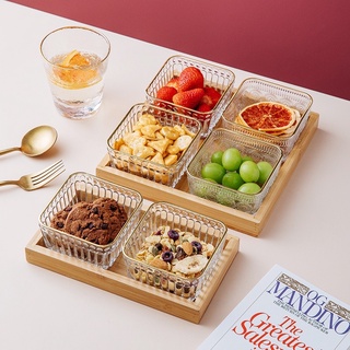 Khay đựng bánh kẹo tết, khay đựng hoa quả, khay gỗ thuỷ tinh