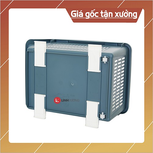 [Mua nhiều giá rẻ] Kệ nhựa xếp tầng có bánh xe chịu được tải trọng 20kg