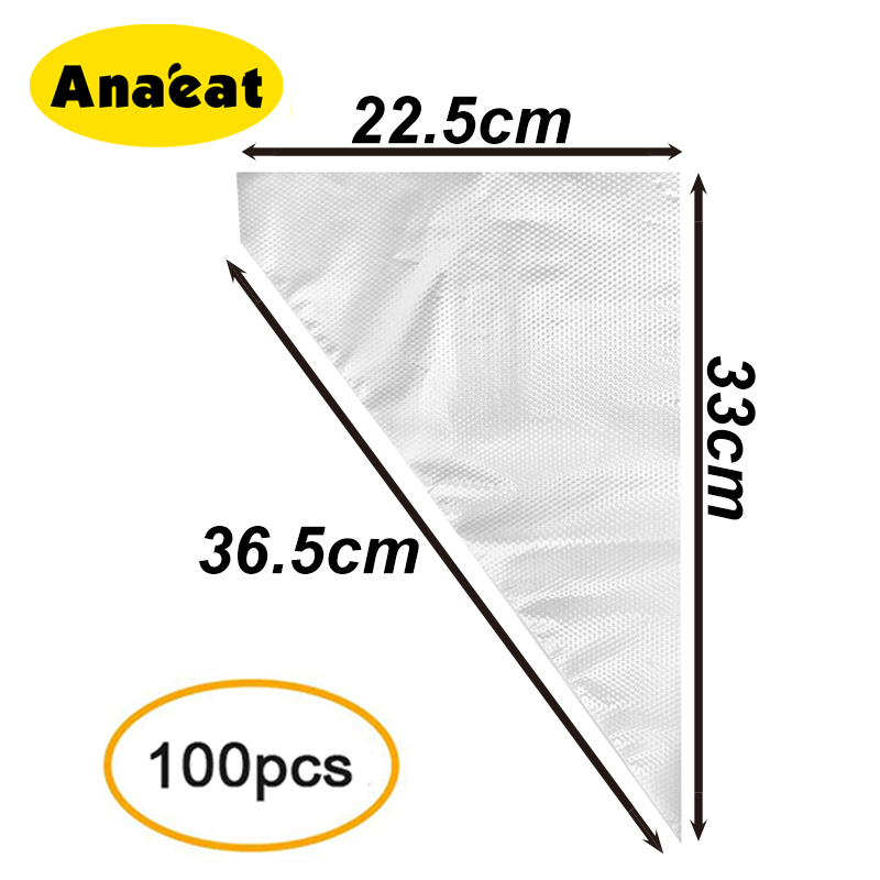 Gói 100 túi bắt kem ANAEAT bằng nylon trong sử dụng một lần