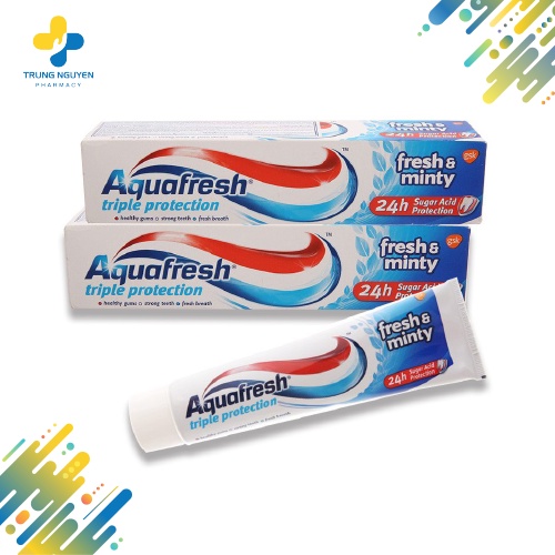 Kem đánh răng Aquafresh Triple Protection Fresh and Minty