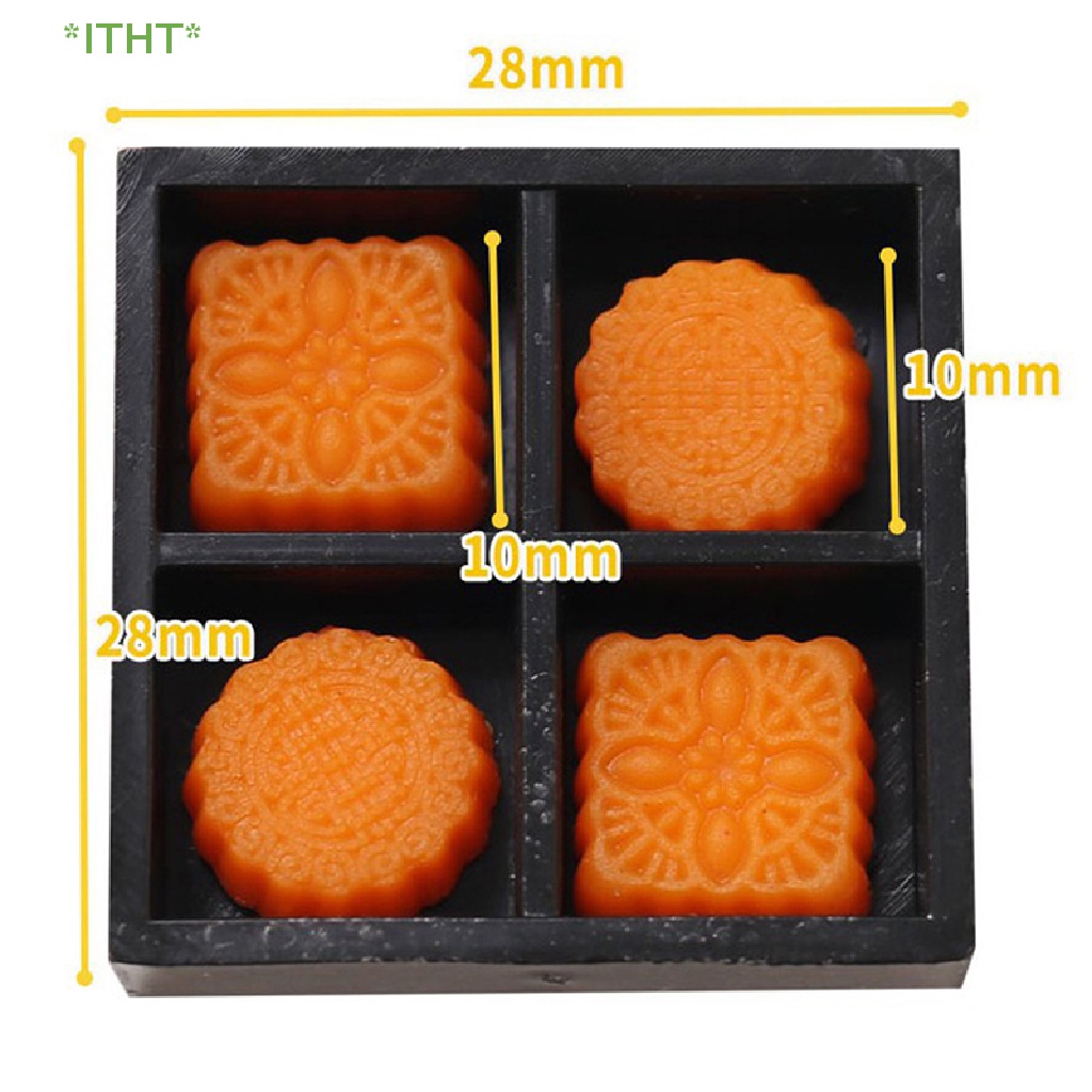 1 Bộ Bánh Trung Thu Mini Tỉ Lệ 1: 12 Cho Nhà Búp Bê Mới