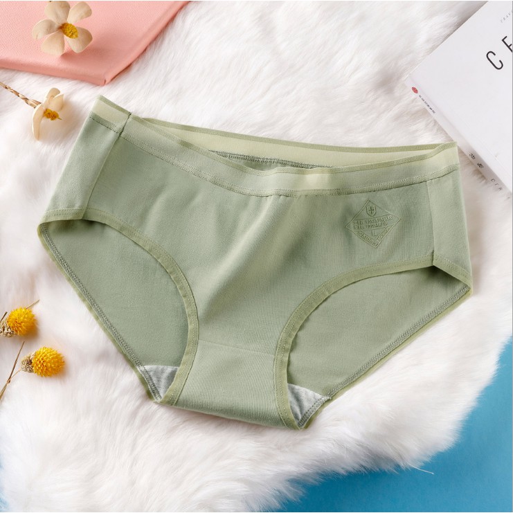 [Mã WARN10 giảm 10k đơn 99k] Quần lót nữ cotton logo nổi viền ren có chọn màu chọn size lớn QLCT06 | BigBuy360 - bigbuy360.vn